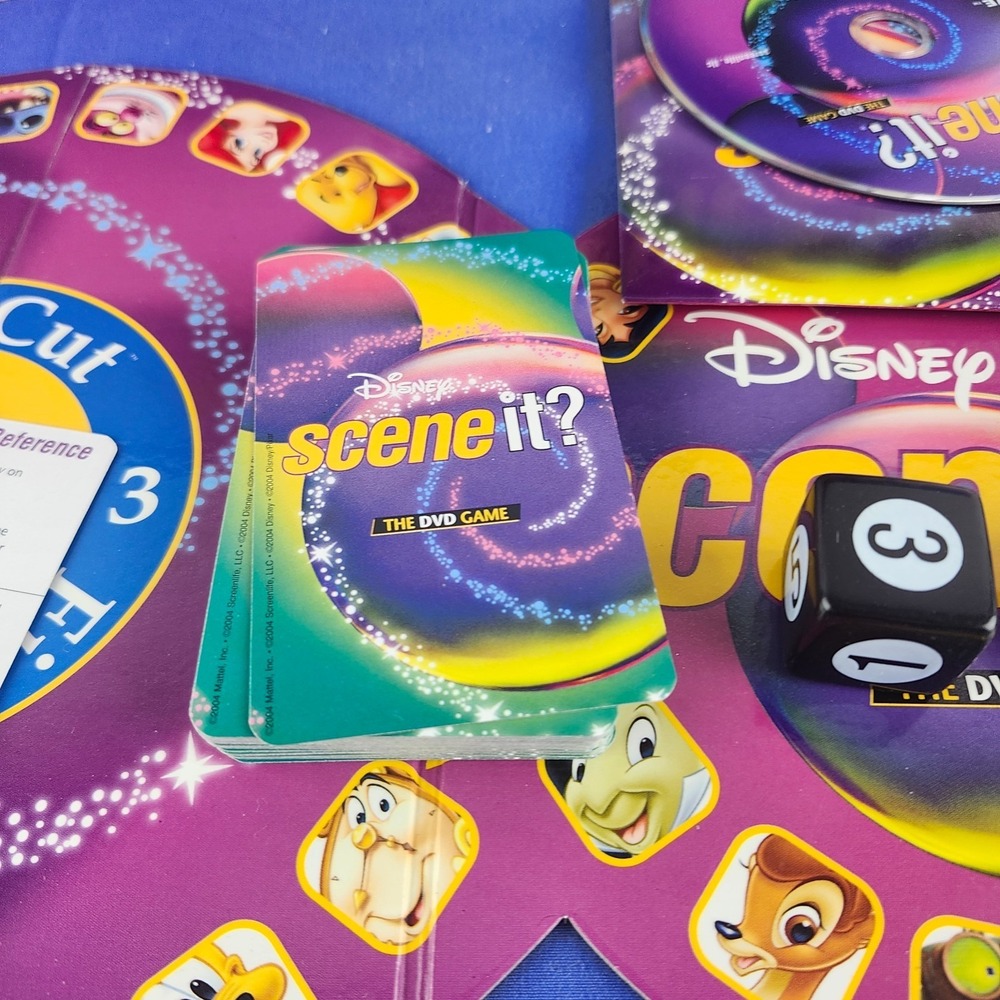 Disney Scene It? Family‎ Trivia Board Game DVD Original 1st Edition VGC - Picture 6 of 11